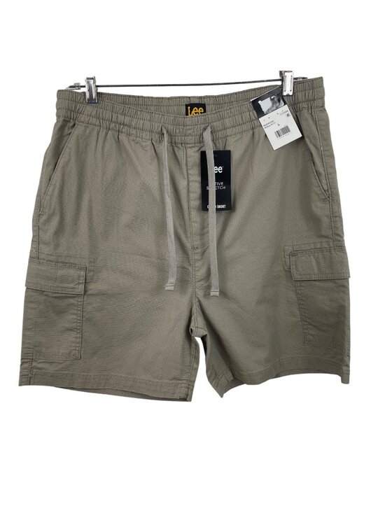 Lee Other - Lee Active Stretch Cargo Shorts Mushroom Color Regular Fit Mens Size Large